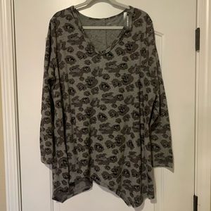 New Lane Bryant Plus Size Shark bite shirt